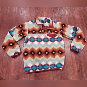 Patagonia Aztec Synchilla Print Fleece Sweater - Multicolor